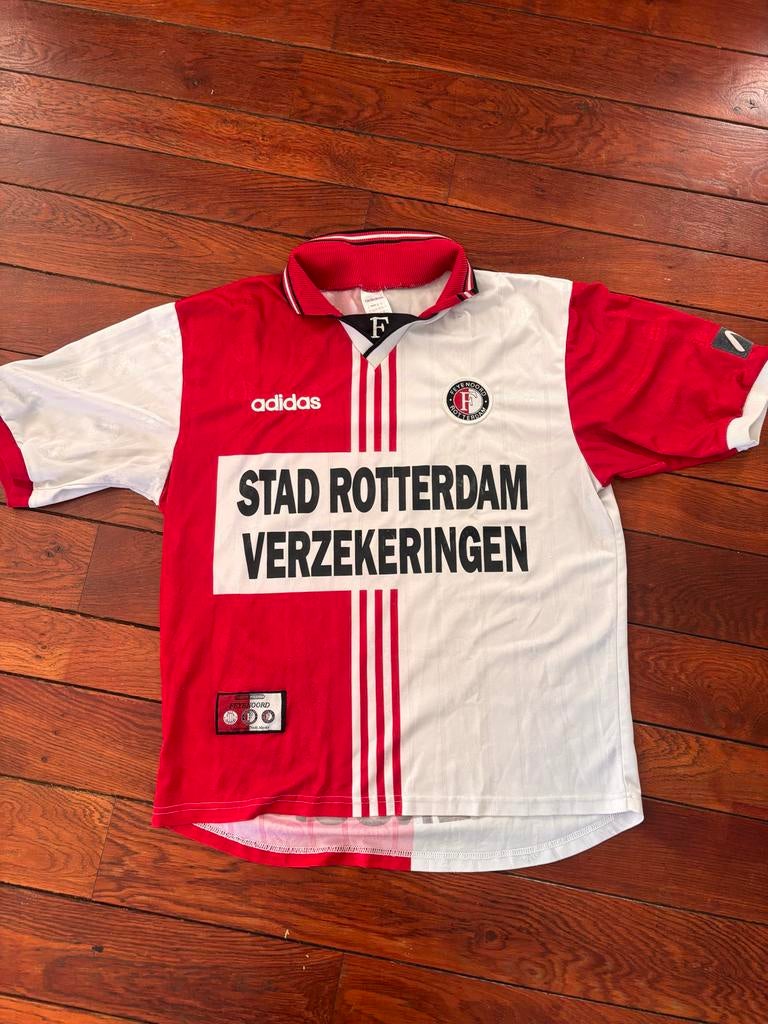 Feyenoord Adidas Thuisshirt 1997-99 Vintage L, Maat 52/54 (L), Ophalen of Verzenden, Zo goed als nieuw, Voetbal