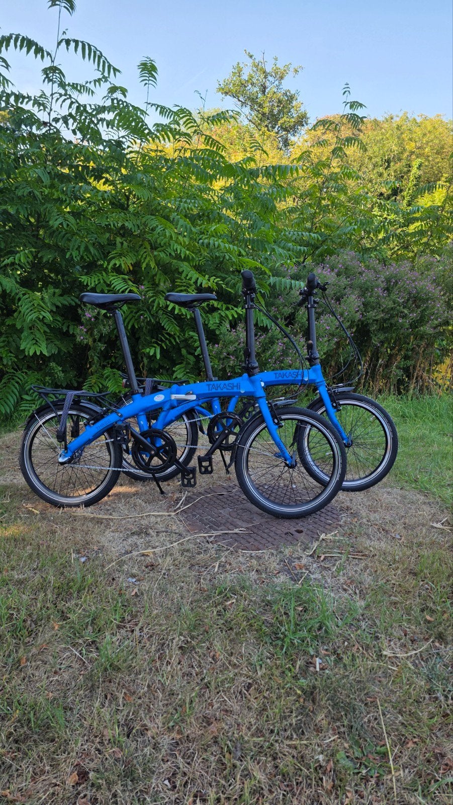ZGAN - 2 Takashi Vouwfietsen 6 Versnellingen met Tasje, Ophalen, Versnellingen, Zo goed als nieuw, Trommelrem