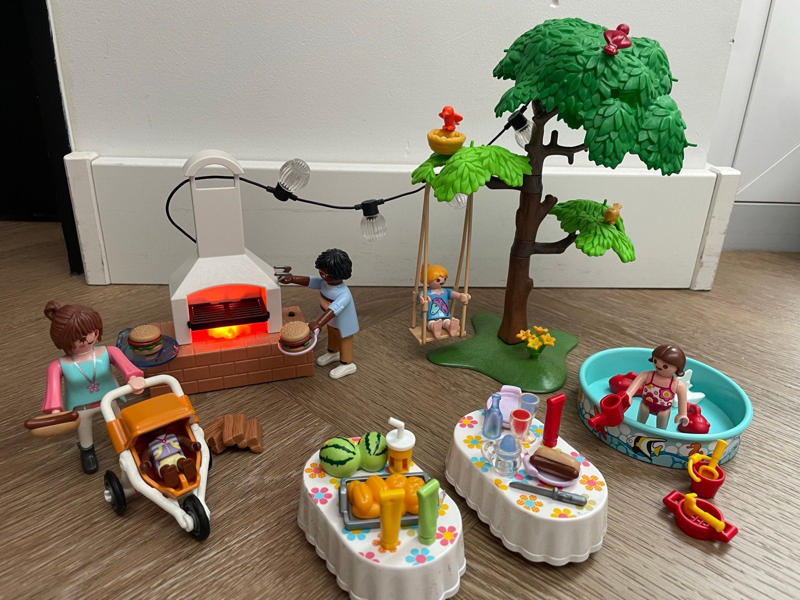 Playmobil City Life Familiefeest met barbecue (9272), Kinderen en Baby's, Speelgoed | Playmobil, Gebruikt, Complete set, Overige typen