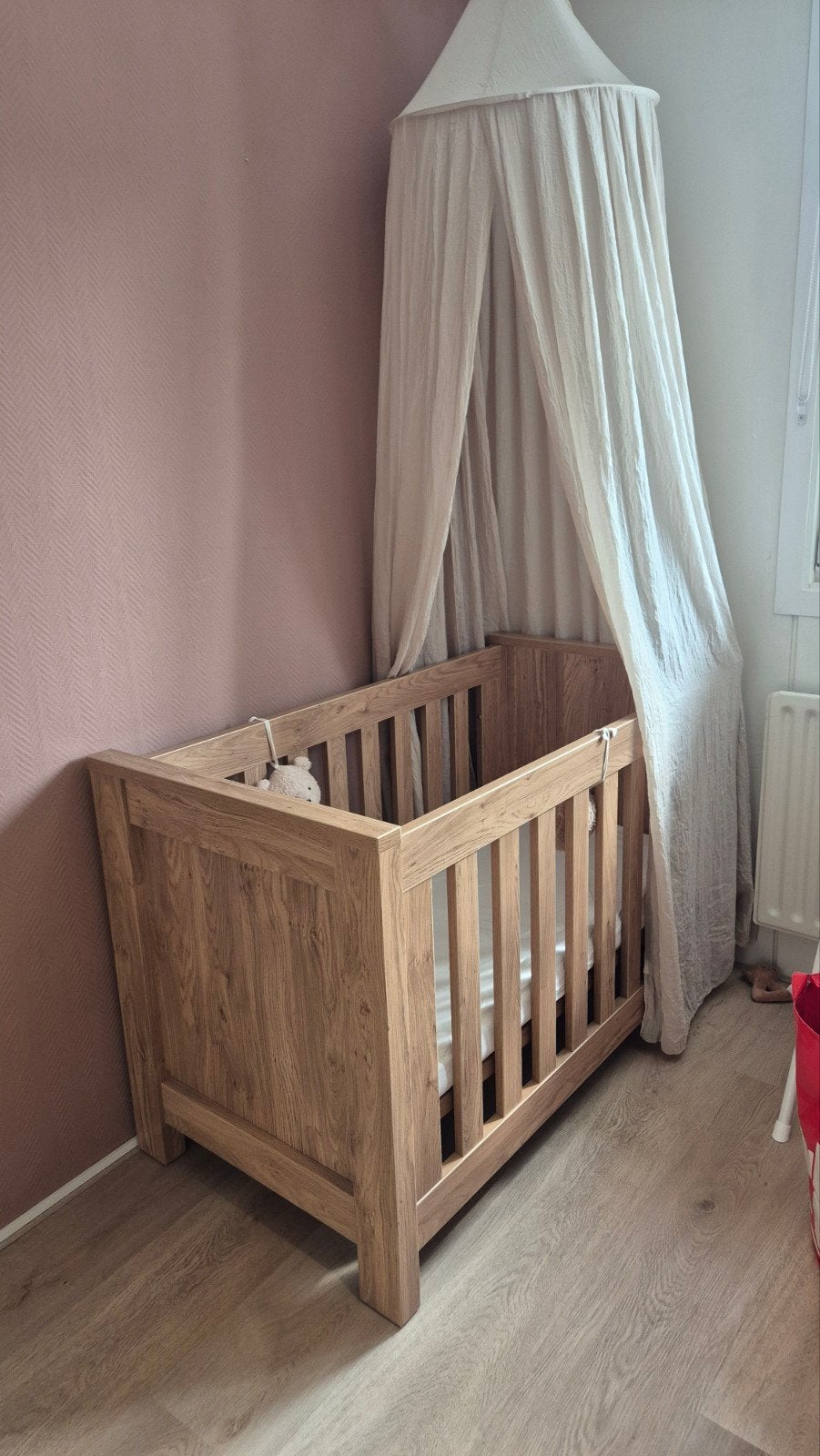 Ledikant met matras, beddengoed en kast, Gebruikt, Minder dan 140 cm, Minder dan 70 cm, Ophalen