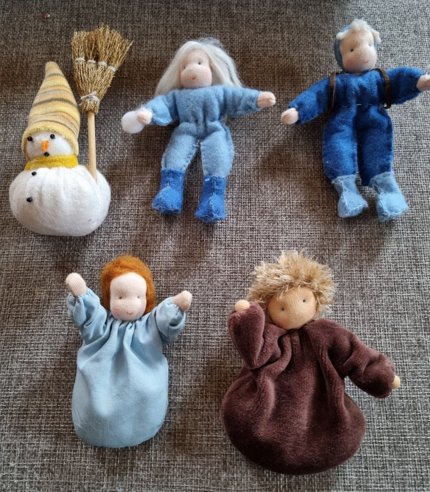 Wol vilt poppetjes, jaartafel, antroposofie, Ophalen of Verzenden, Nieuw, Figuurtje(s)