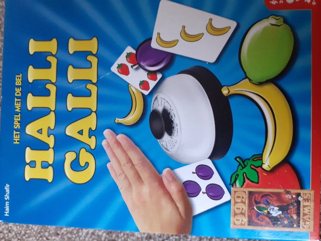 Spel halli galli, Drie of vier spelers, Ophalen, Zo goed als nieuw, 999 Games
