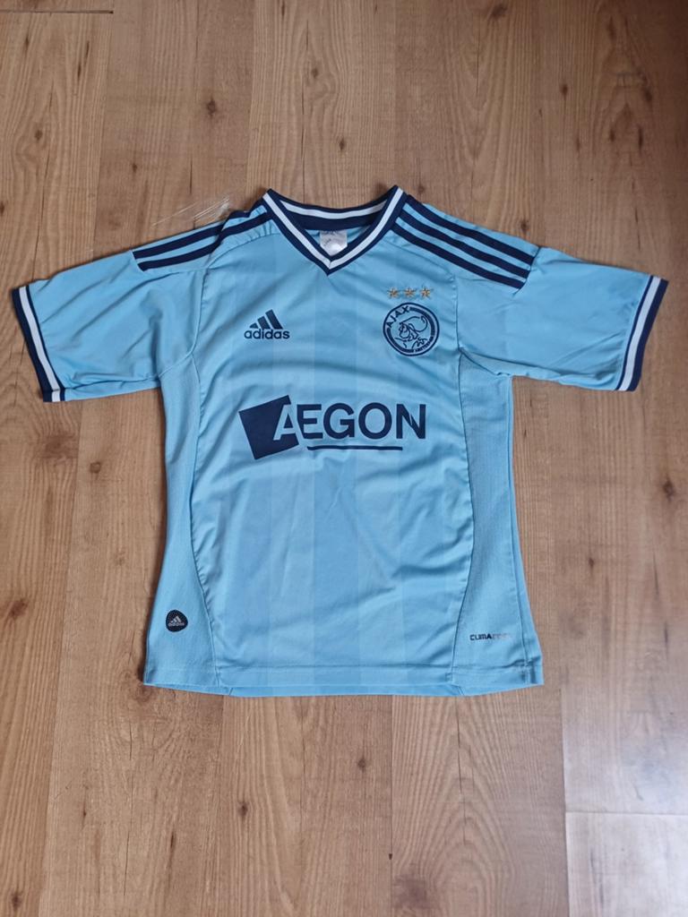 Ajax shirt 2011-2012 uit, maat XS, Adidas, blauw, Blauw, Ophalen of Verzenden, Zo goed als nieuw, Adidas