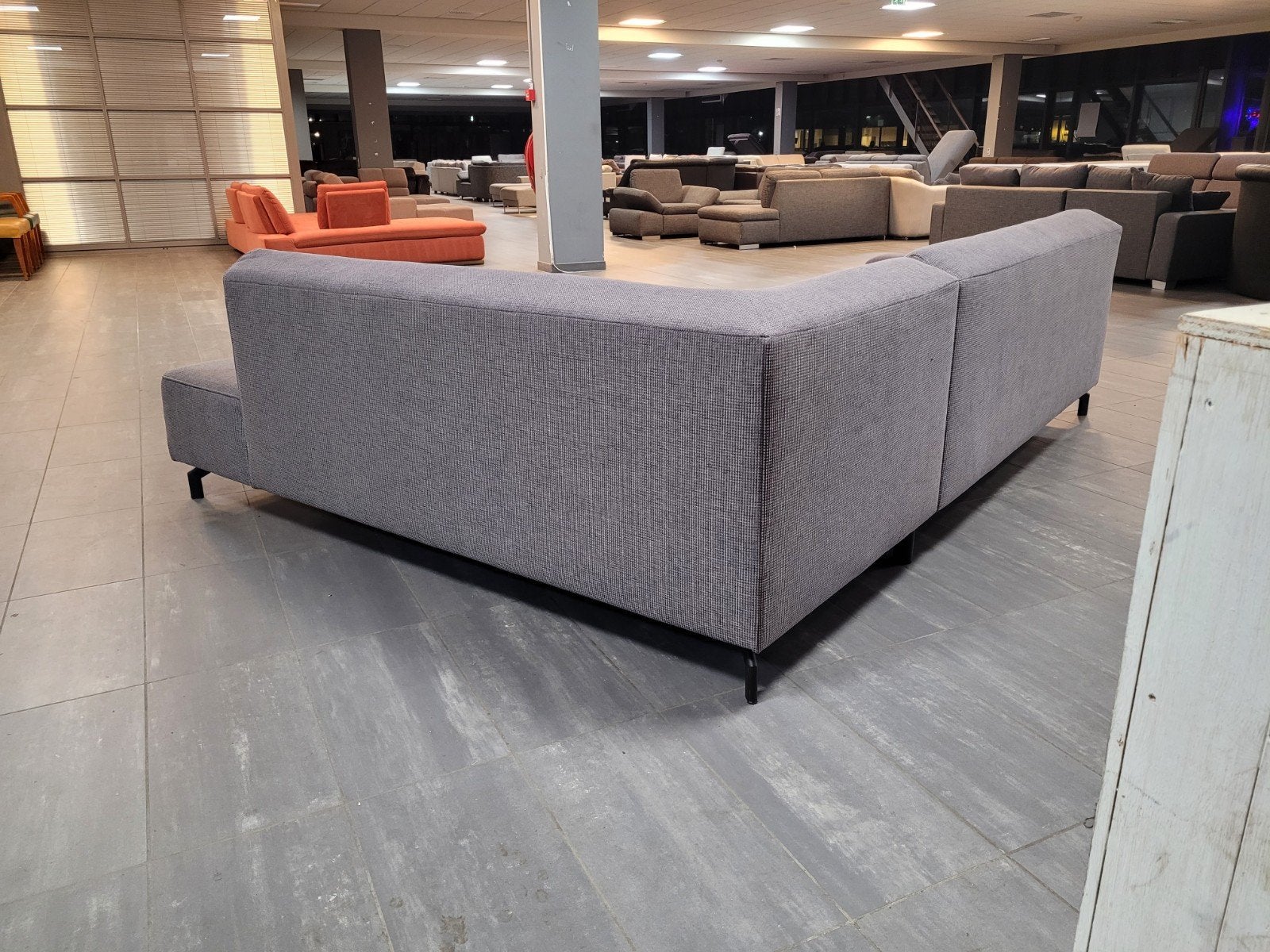 Foto 8 van ✅️️️️️️️ GEREINIGD grijs-lila hoekbank 270x220 | BEZORGEN