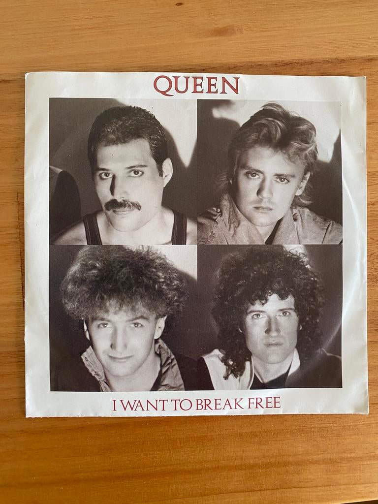 Queen - I want to break free single vinyl., Ophalen of Verzenden, Zo goed als nieuw, Pop