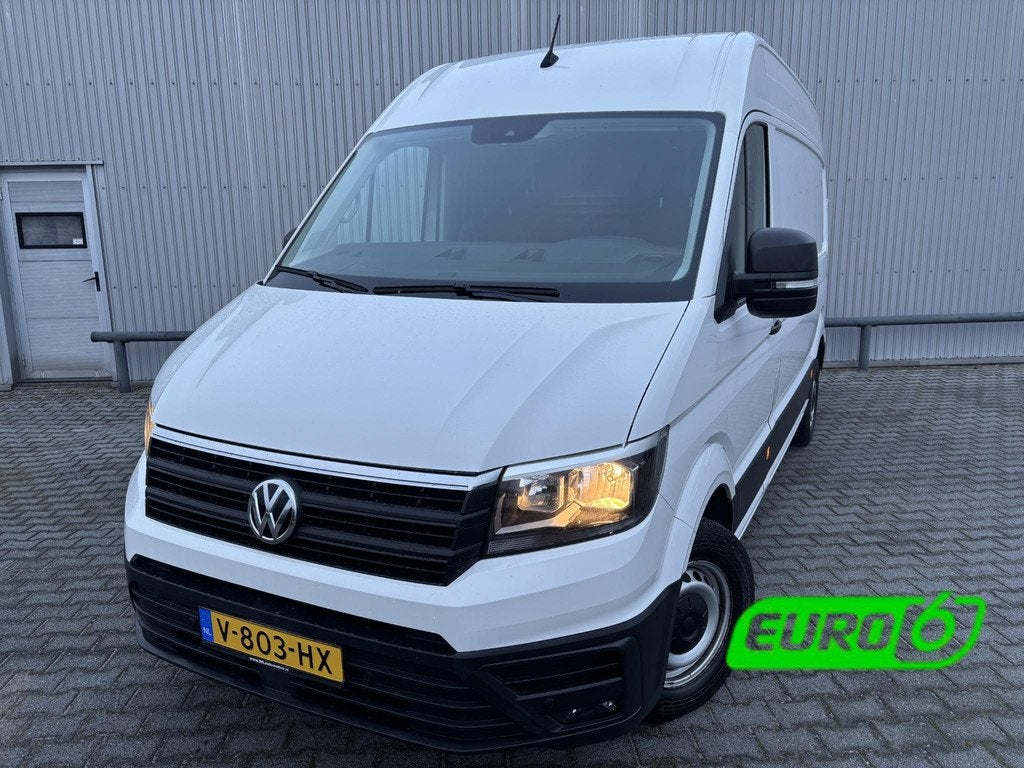 Volkswagen Crafter 35 2.0 TDI L3H3*AUTOM.*A/C*NAVI*HAAK*CRUI, Stof, Gebruikt, 4 cilinders, Volkswagen