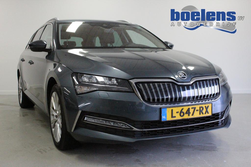 Skoda Superb Combi 1.4 TSI iV Business Edition Plus | CANTON, Gebruikt, Adaptive Cruise Control, 102 €/maand, 750 kg