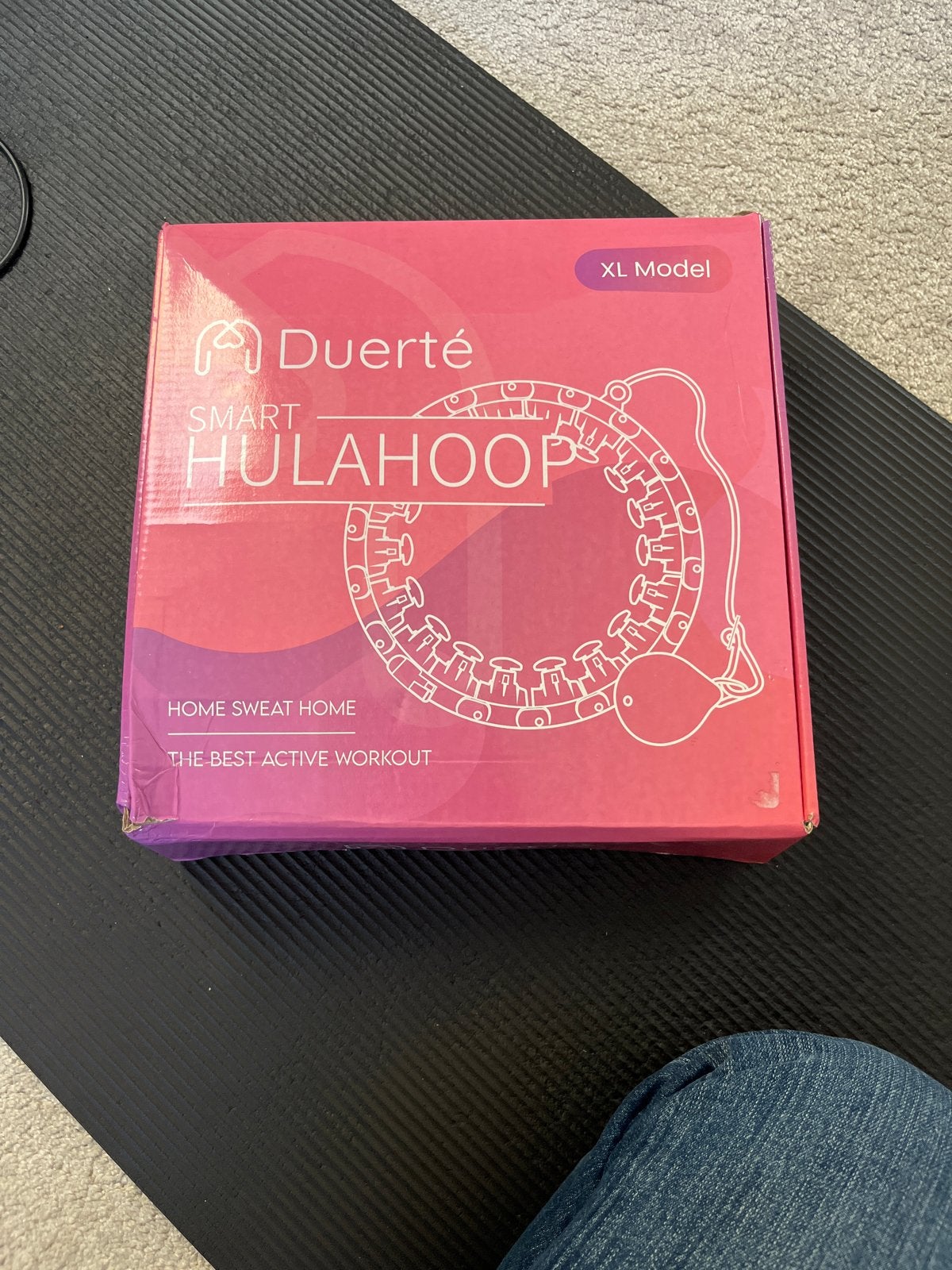Duerté Smart Hula Hoop XL Model - Nieuw in doos, Sport en Fitness, Ophalen, Nieuw, Buik, Overige typen
