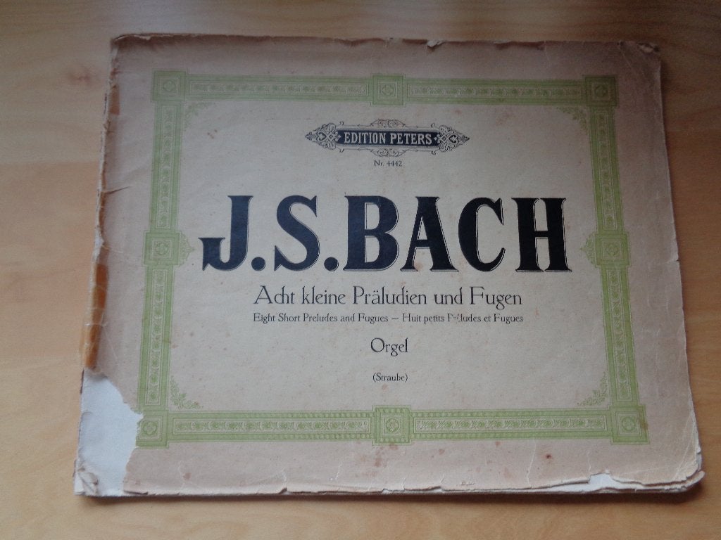 J.S. Bach – 8 kleine Praludien und Fugen – Orgel, Orgel, Gebruikt, Klassiek, Ophalen of Verzenden
