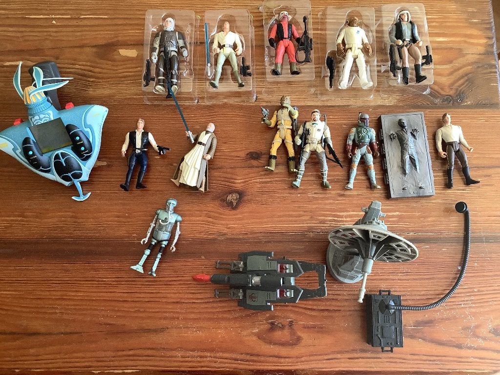 Diverse vintage Star-Wars figuren, Verzamelen, Ophalen of Verzenden, Gebruikt, Actiefiguurtje