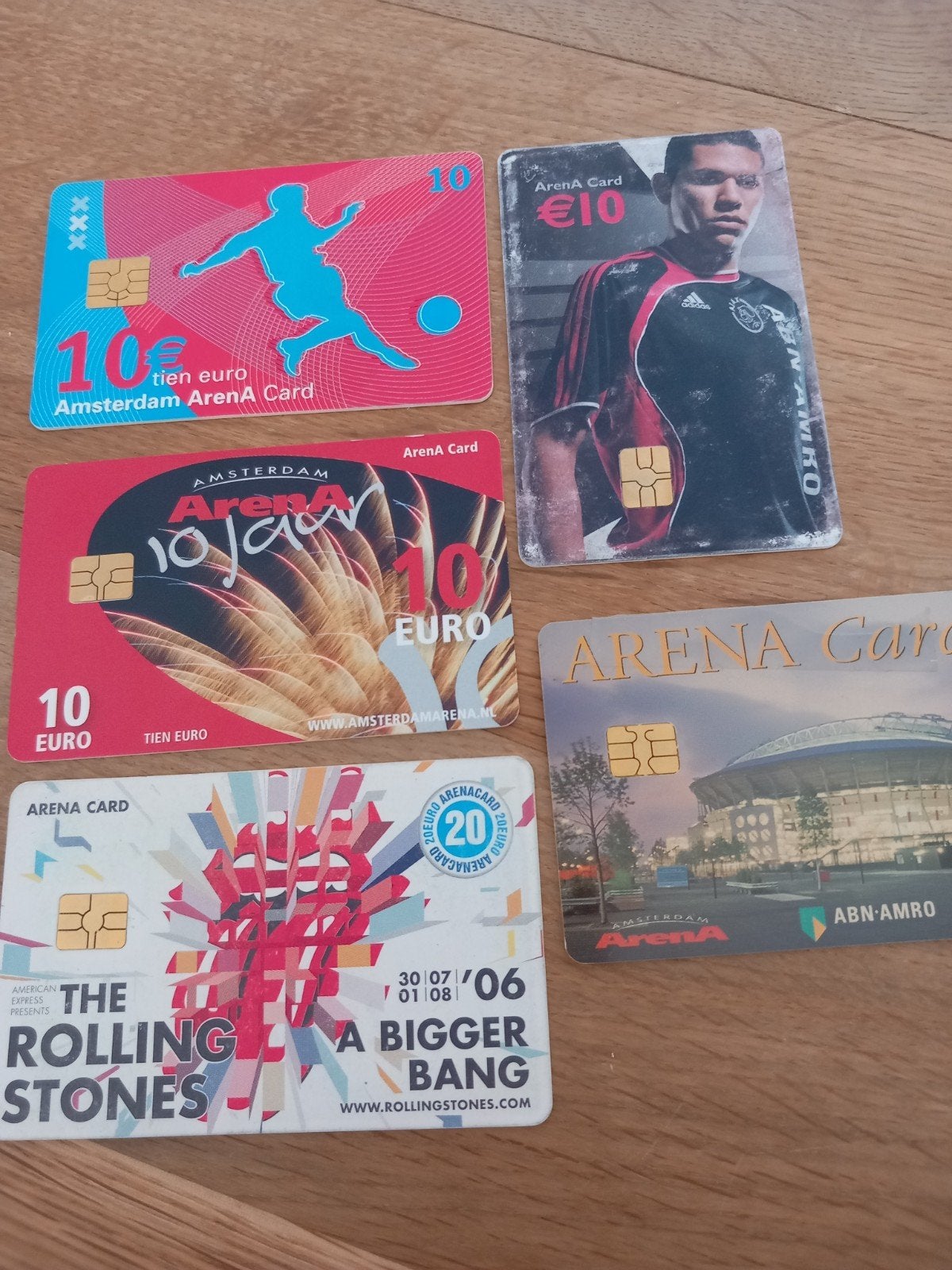 5 Arena card betaling consumpties, Ophalen, Gebruikt, Gebruiksvoorwerp