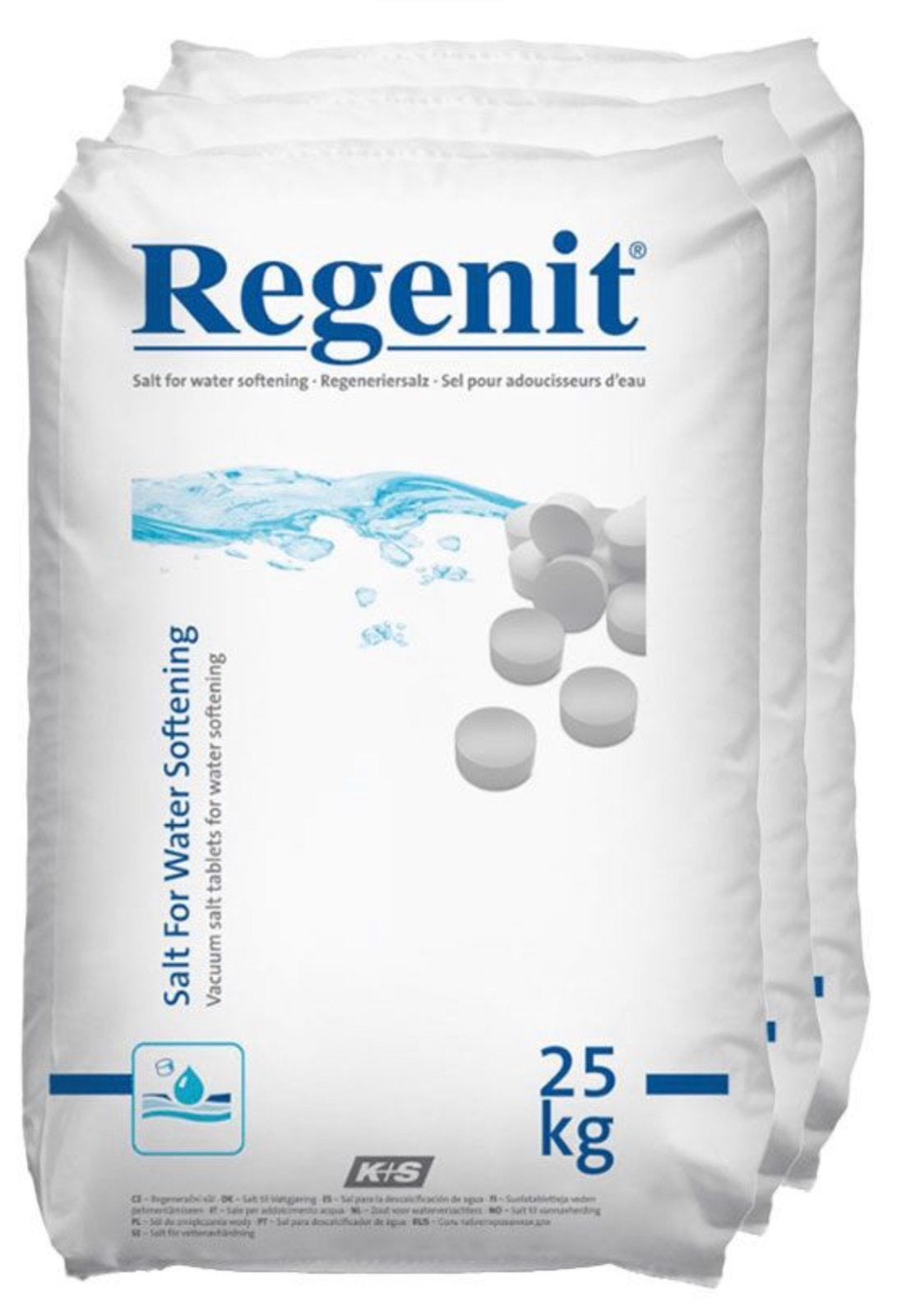 Regenit onthardingszout 25kg zak, Ophalen, Nieuw, Waterontharder met zout