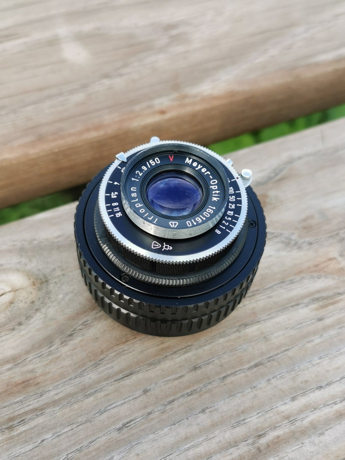 Meyer-Optik Görlitz Trioplan 50mm F2.9 met Sony-E Helicoid, Ophalen of Verzenden, 1960 tot 1980, Lens of Lenzen