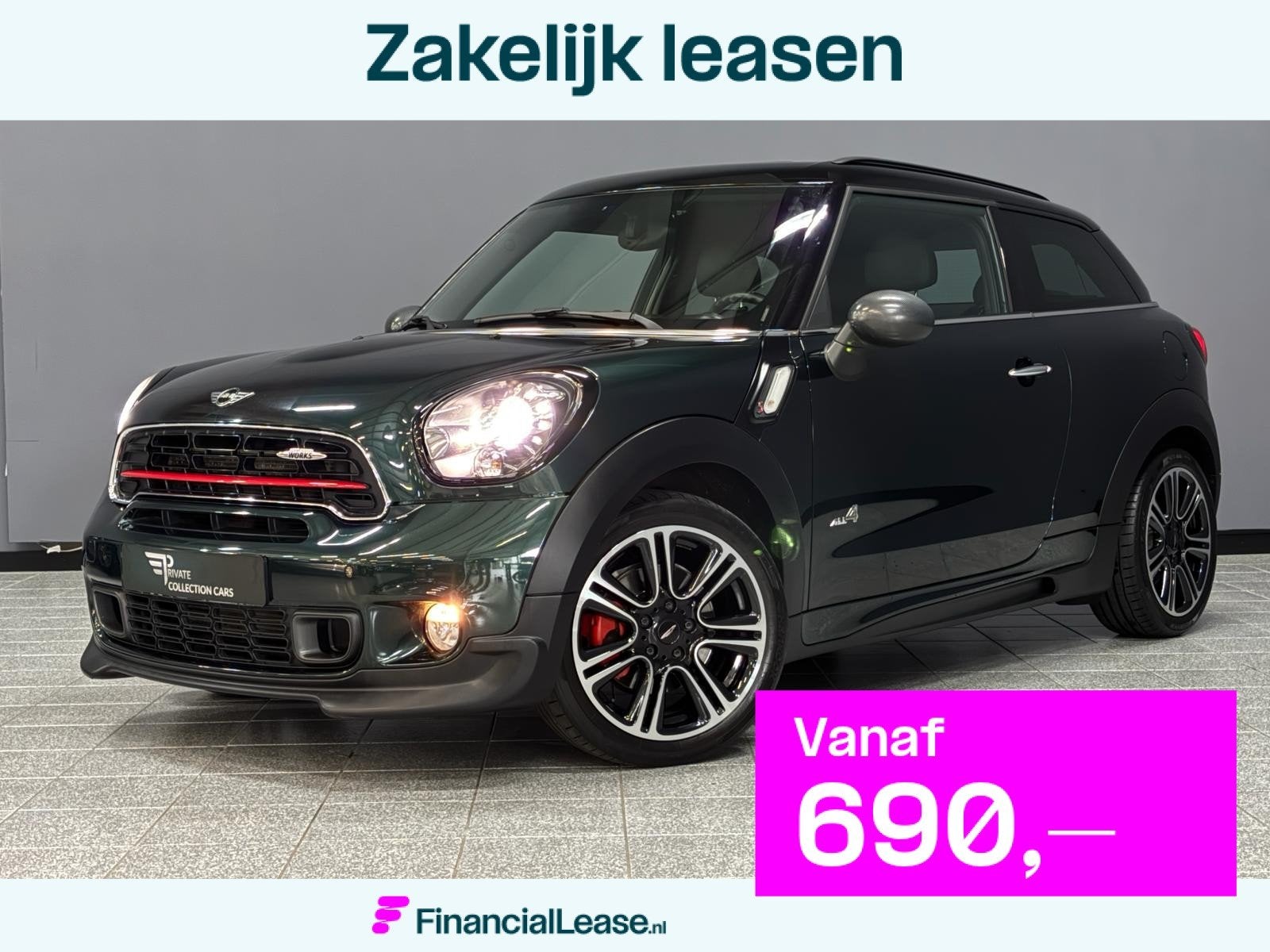 MINI Paceman Mini 1.6 Cooper S ALL4 Chili Pano|H/K|PDC, Euro 5, 4 cilinders, 4 stoelen, Leder