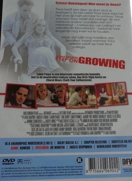 Labor Pains dvd Nederlandse ondertiteling Engelse audio, Vanaf 18 jaar, Inclusief DVD, Verzenden, Romantische komedie