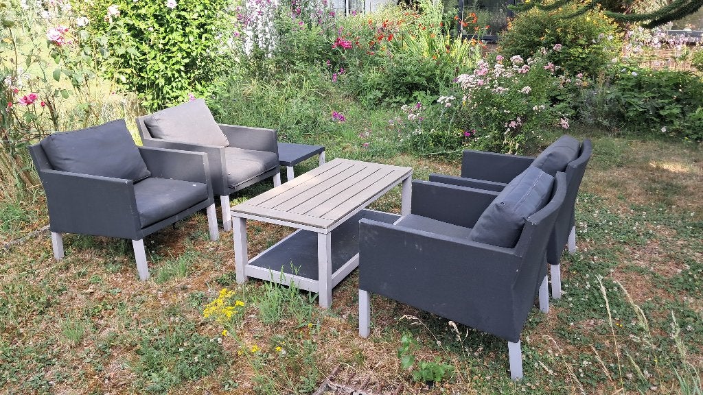 Tuinmeubelset, Ophalen, Gebruikt, 2 zitplaatsen