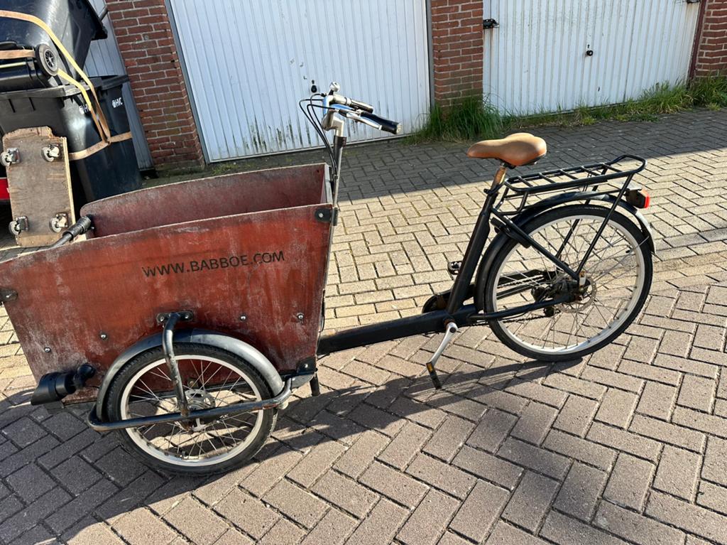 Bakfiets Rijdt perfect €285, Ophalen of Verzenden, Zo goed als nieuw, 4 kinderen of meer