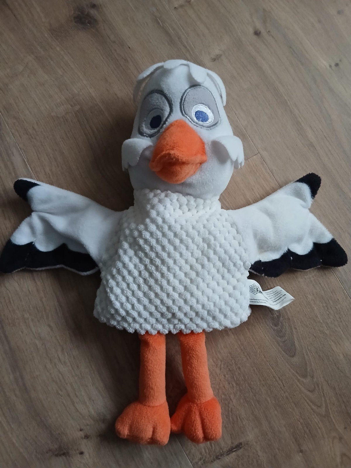 Handpop Fabeltjeskrant juffrouw Ooievaar, Ophalen of Verzenden, Overige typen