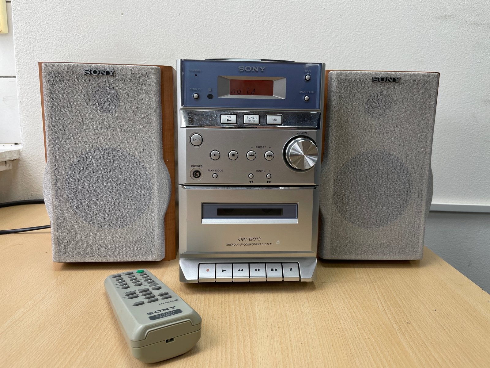 Sony HCD-EP313 Microset met werkend tapedeck en CD-speler, Audio, Tv en Foto, Stereo-sets, Gebruikt, Cassettedeck, Ophalen of Verzenden