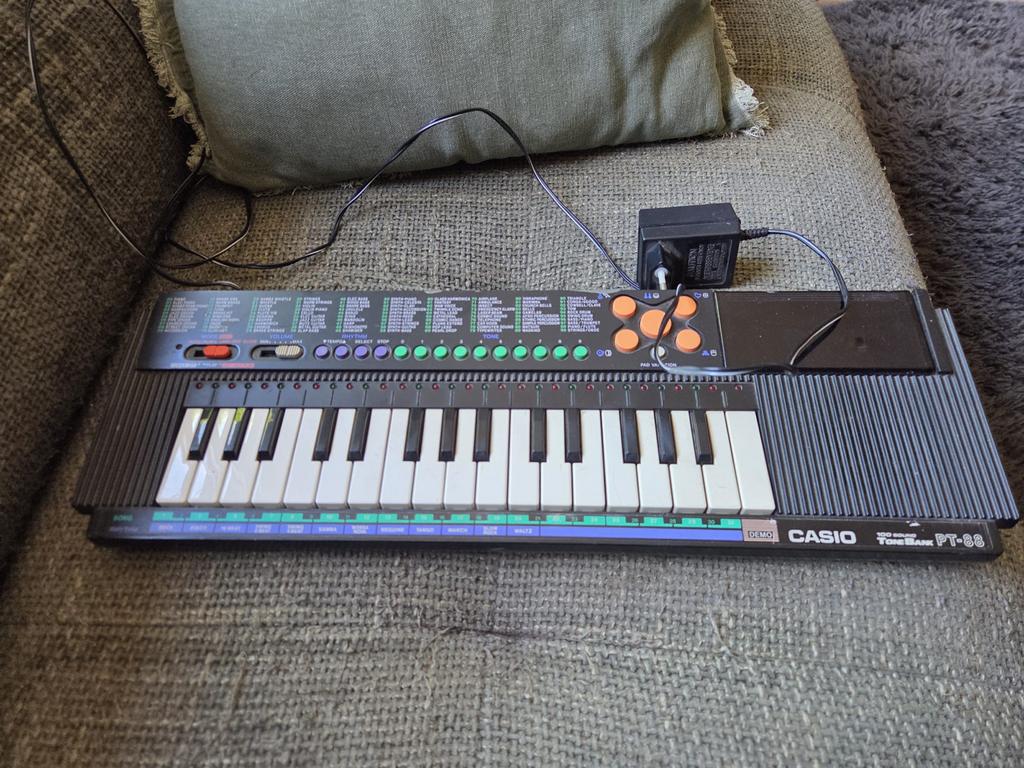 Casio PT-88 ToneBank Keyboard - Vintage Mini Keyboard, Muziek en Instrumenten, Keyboards, Ophalen, Gebruikt, Overige aantallen