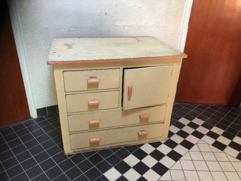 Vintage commodekast, Ophalen, Gebruikt