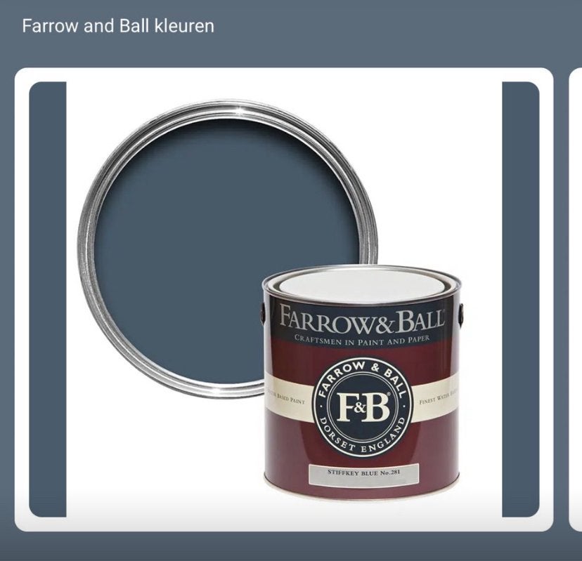 Farrow and Ball verf, 5 tot 10 liter, Nieuw, Ophalen of Verzenden, Verf