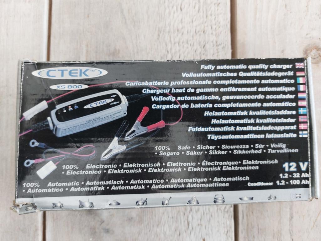 CTEK XS 800 Acculader 12V - Volautomatisch en Veilig, Ophalen of Verzenden, Gebruikt