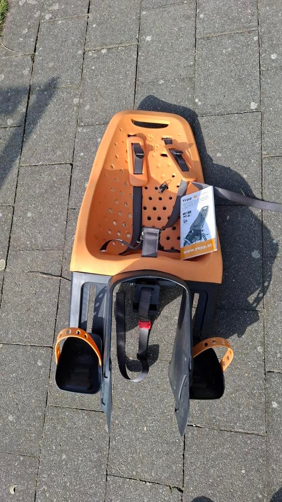 Fietsstoeltje Yepp achter, Ophalen, Gebruikt