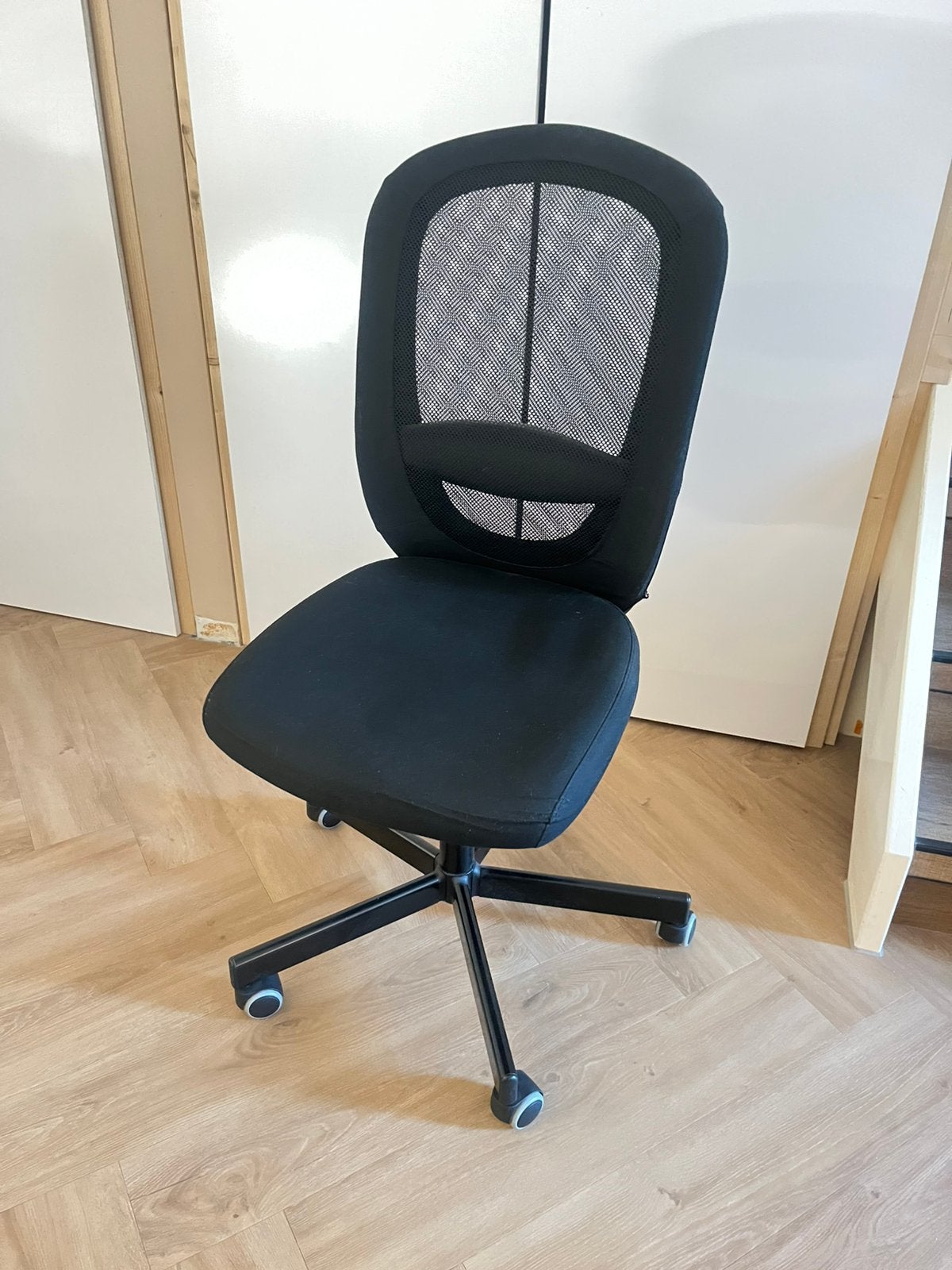 IKEA bureaustoel (ophalen in Laren), Ophalen, Zo goed als nieuw, Zwart, Bureaustoel