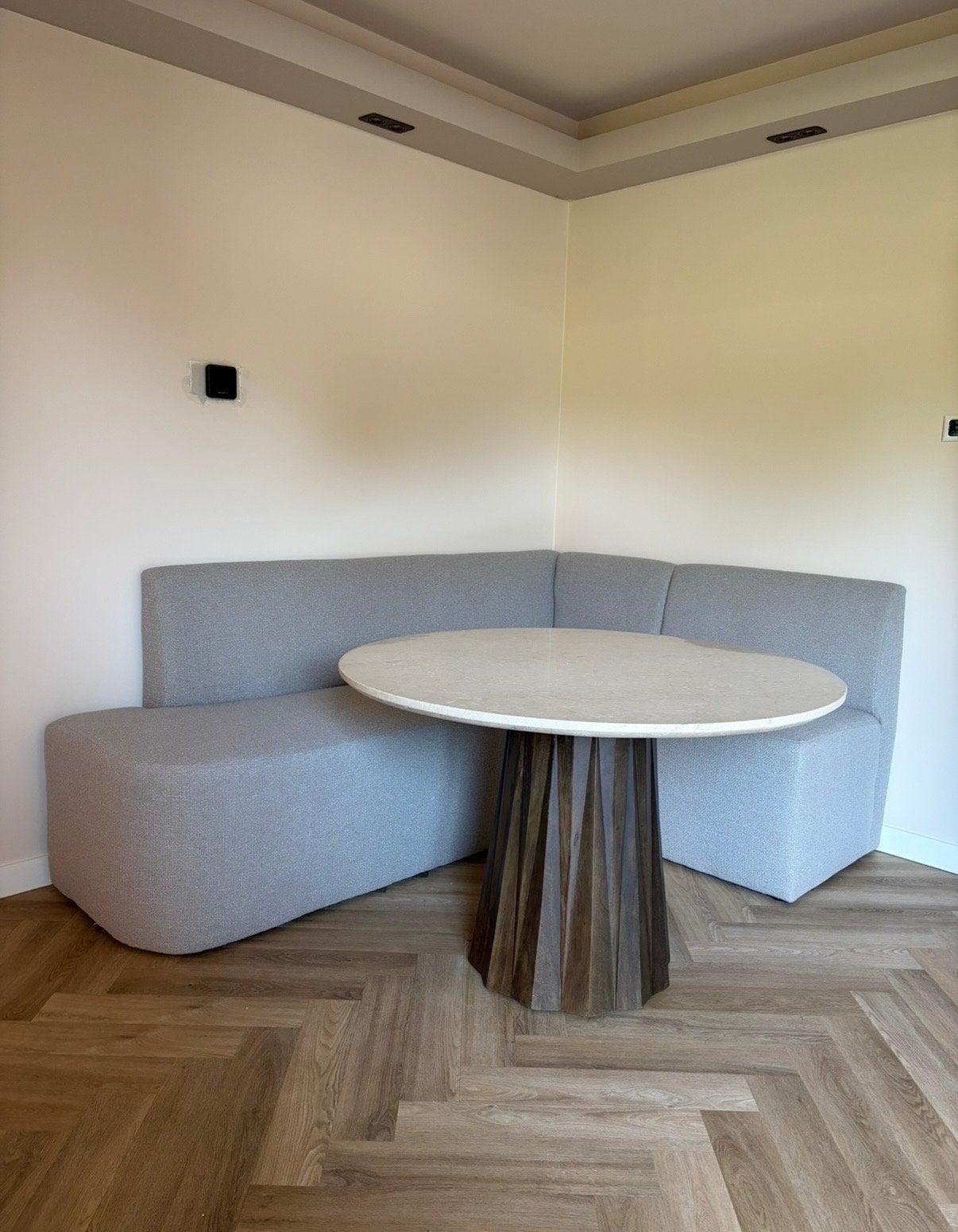 Eetbank - Hoekbank voor Eettafel, Ophalen, Nieuw, Stof