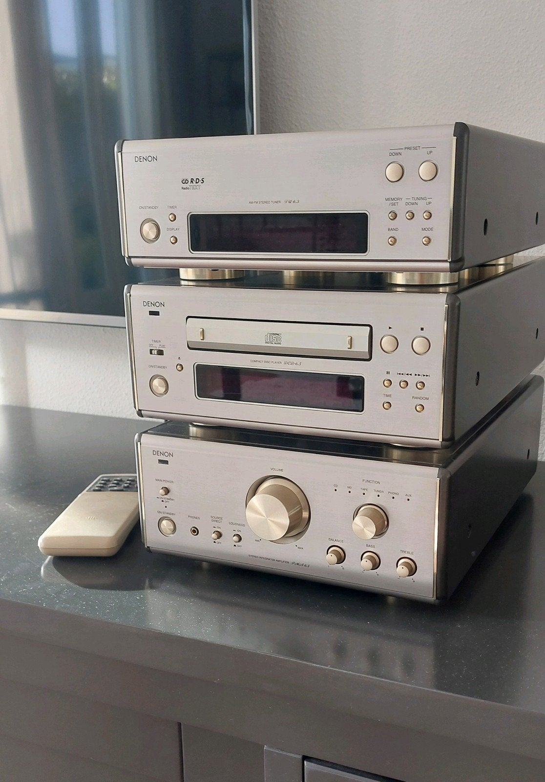 Denon PMA-6.5 set met CD-speler en Tuner, Ophalen, Cd-speler, Denon, Losse componenten