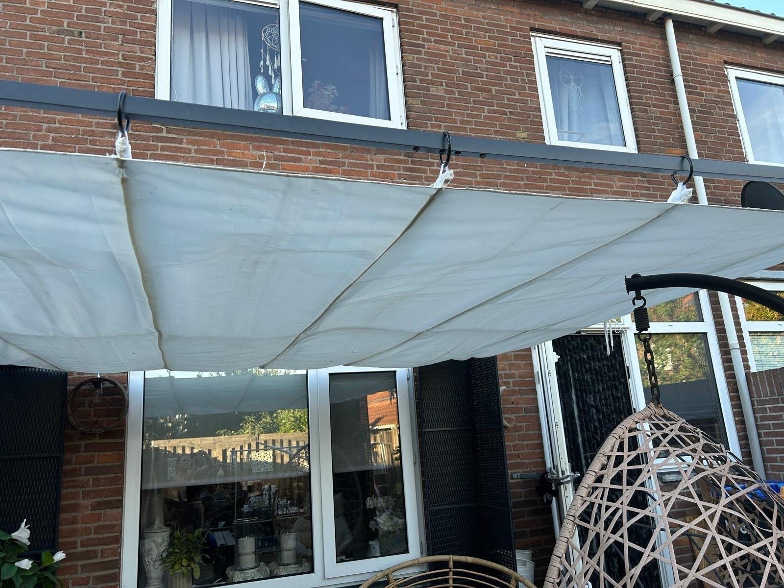 Stijlvolle Pergola met Uitschuifbaar Doek, Tuin en Terras, Ophalen, Gebruikt, Overige typen