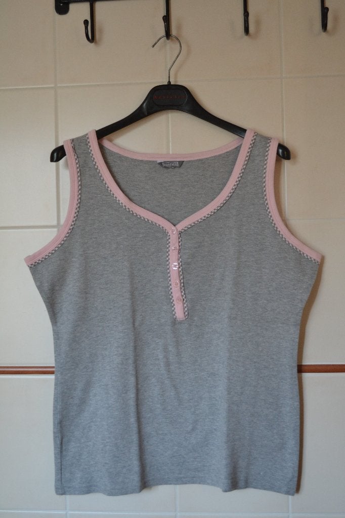 STANFIELD grijze DAMESTOP met mooie halslijn, maat 46, Kleding | Dames, Stanfield, Maat 46/48 (XL) of groter, Ophalen of Verzenden