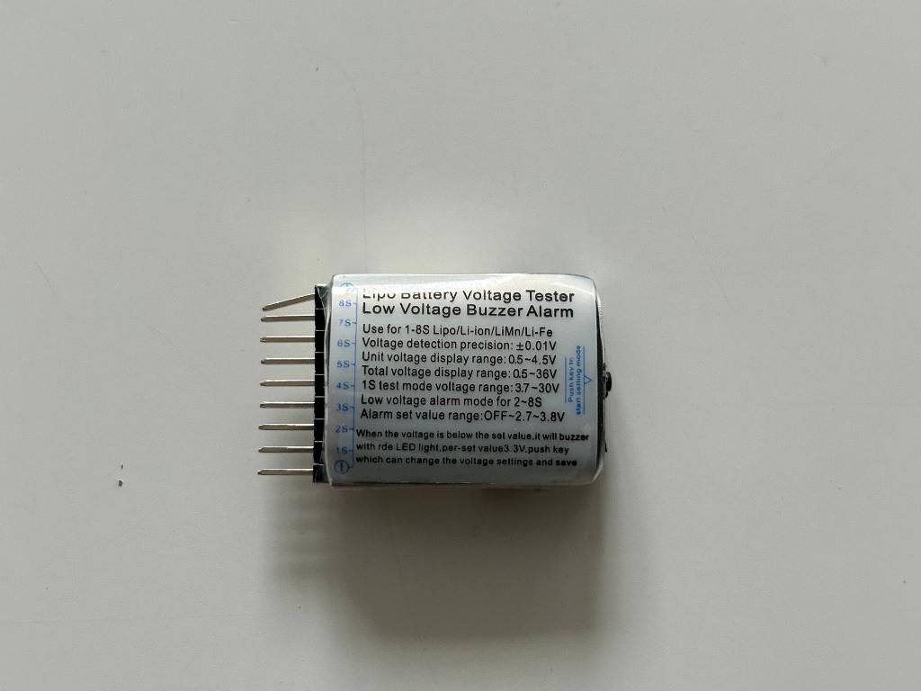 Lipo battery voltage tester rc modelbouw, Ophalen of Verzenden, Gebruikt, Overige schalen, Onderdeel