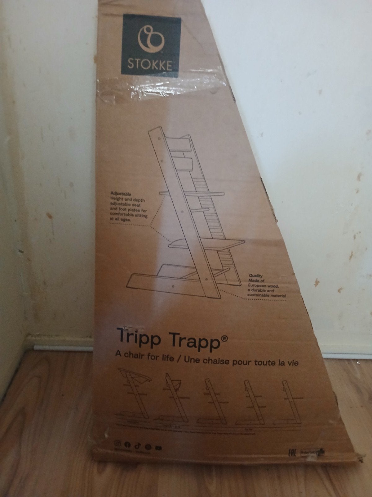 Stokke Tripp Trapp meegroeistoel - Nieuw in doos, Ophalen of Verzenden