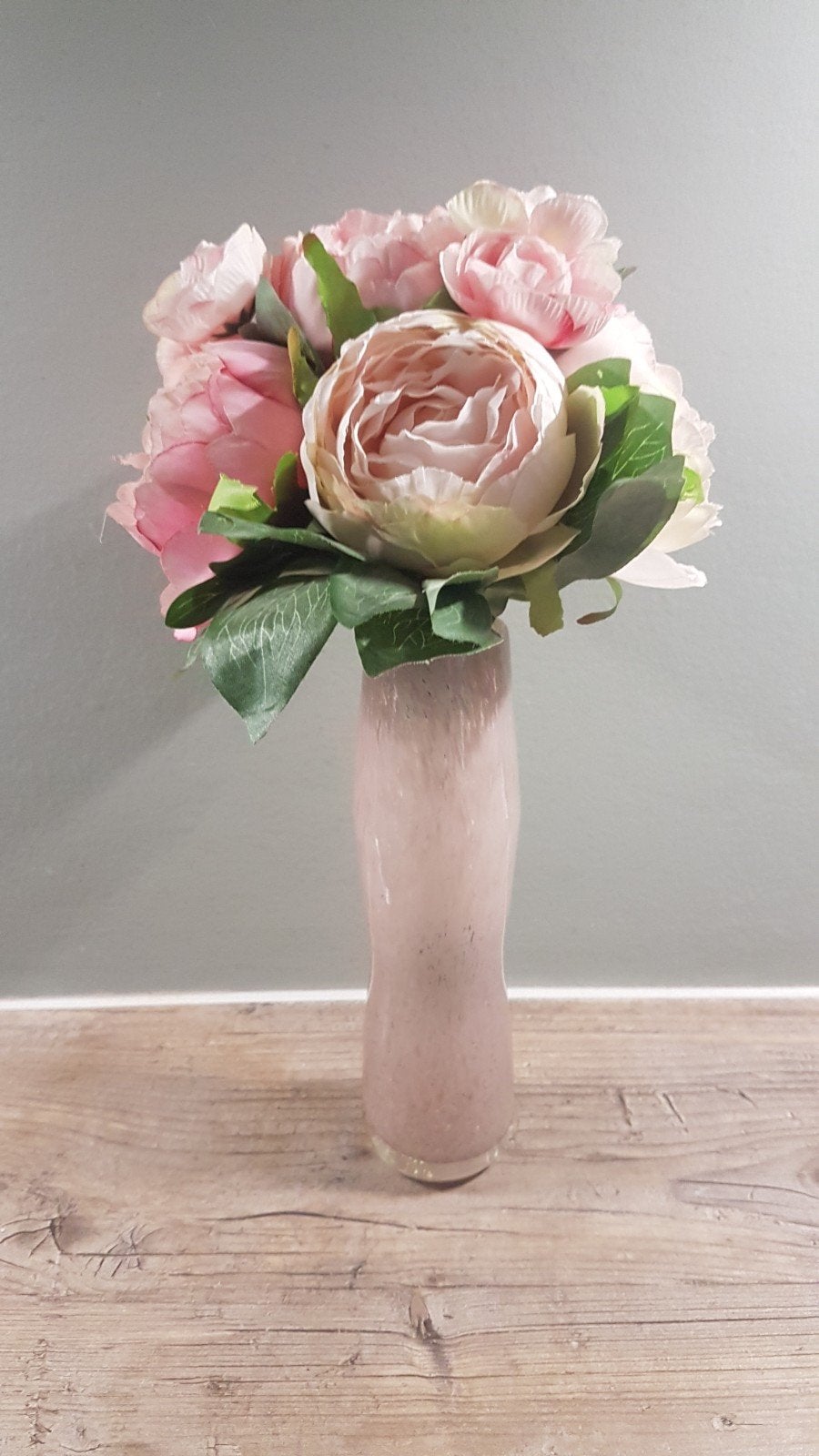 Fidrio vaas, Ophalen of Verzenden, Zo goed als nieuw, Roze, Glas