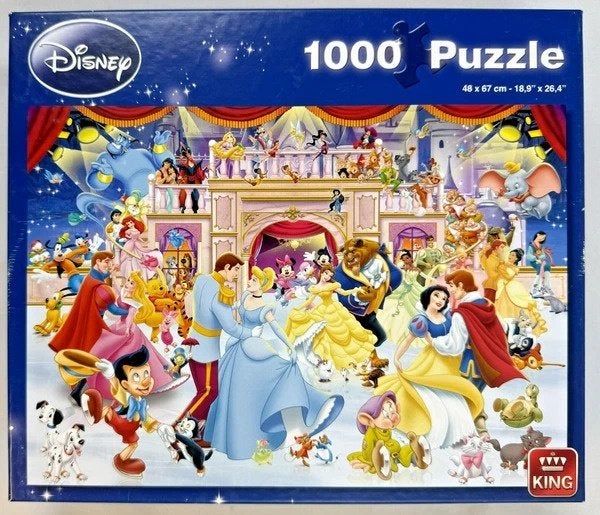 King Disney Holiday on Ice 1000 Stuks Puzzel Prinsessen