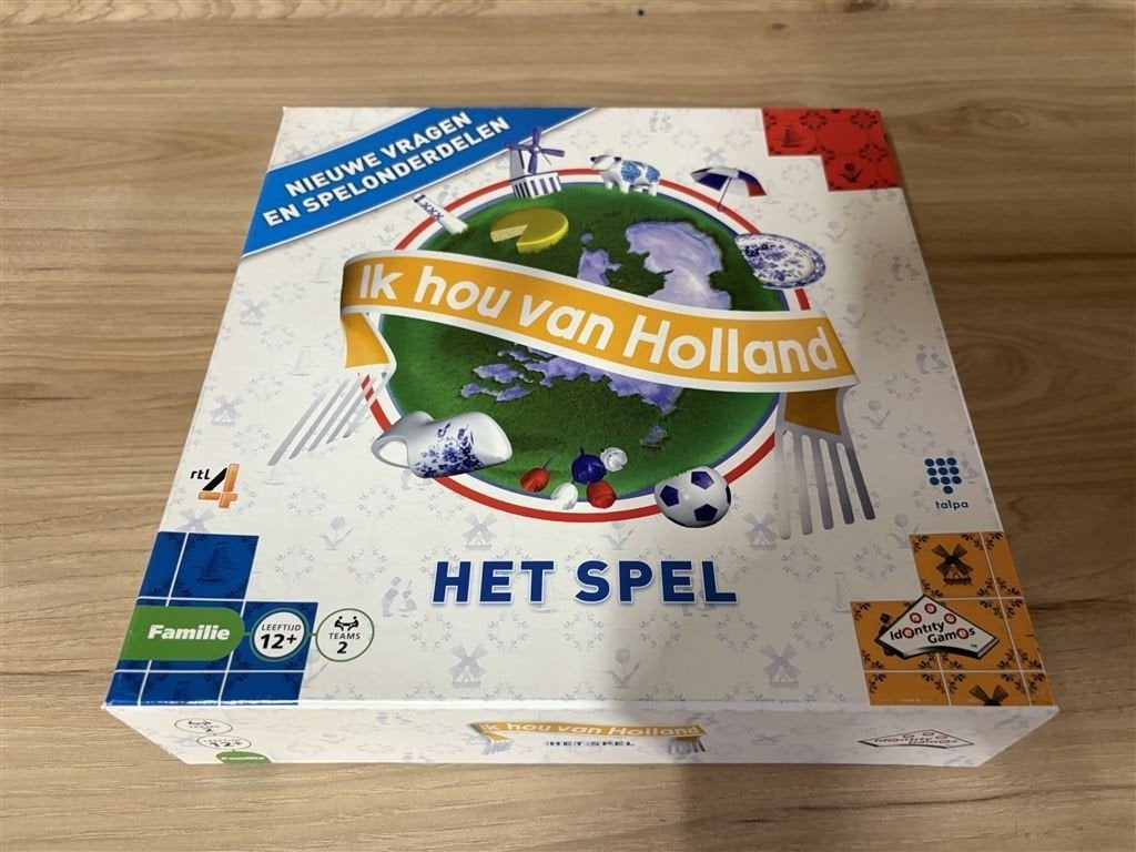 ik hou van holland de nieuwste spellen - s4175, Hobby en Vrije tijd, Gezelschapsspellen | Bordspellen, Verzenden, Zo goed als nieuw