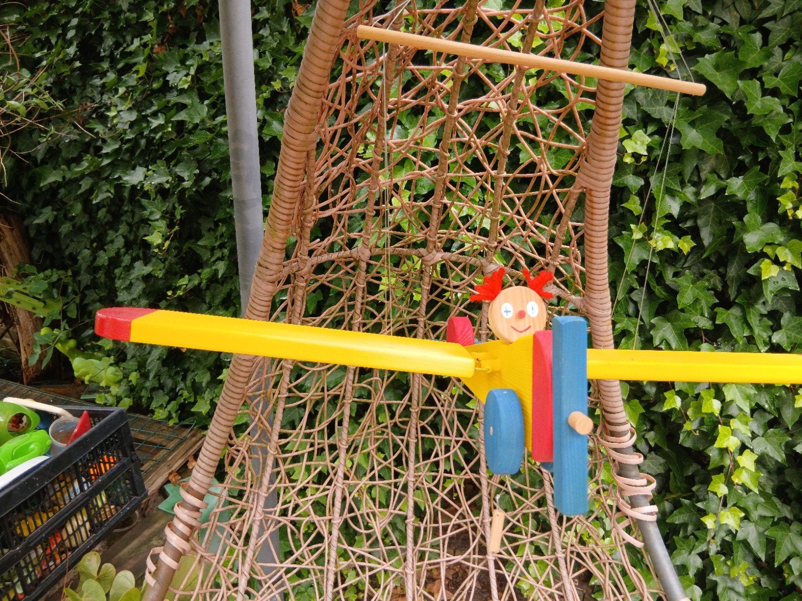 Houten Vliegtuig Speelgoed - Kleurrijk en Handgemaakt, Kinderen en Baby's, Speelgoed | Houten speelgoed, Ophalen, Gebruikt, Duw- of Trekspeelgoed