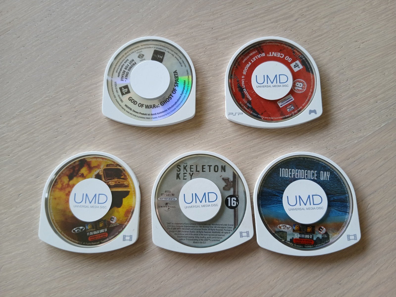 PSP games en films: God of War, 50 Cent, Skeleton Key, Avontuur en Actie, Gebruikt, 1 speler, Ophalen of Verzenden