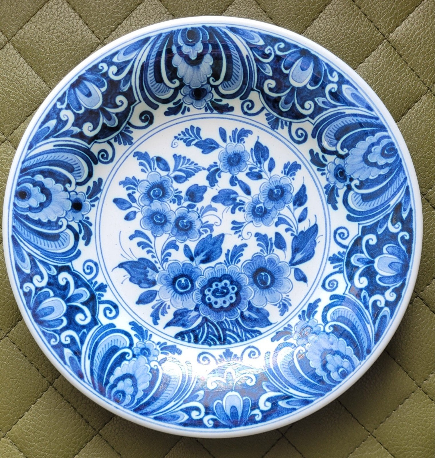 2 borden Delfts Blauw 1942
Diameter 24cm, Ophalen of Verzenden