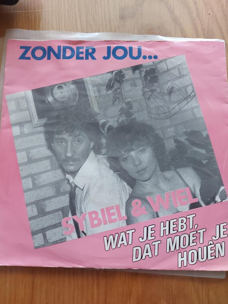 Sybil en  Wiel zonder jou, Ophalen of Verzenden, Gebruikt, Overige formaten, Levenslied of Smartlap