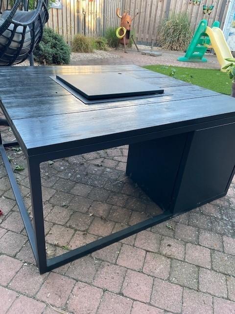 cosi vuurtafel, Ophalen, Gebruikt