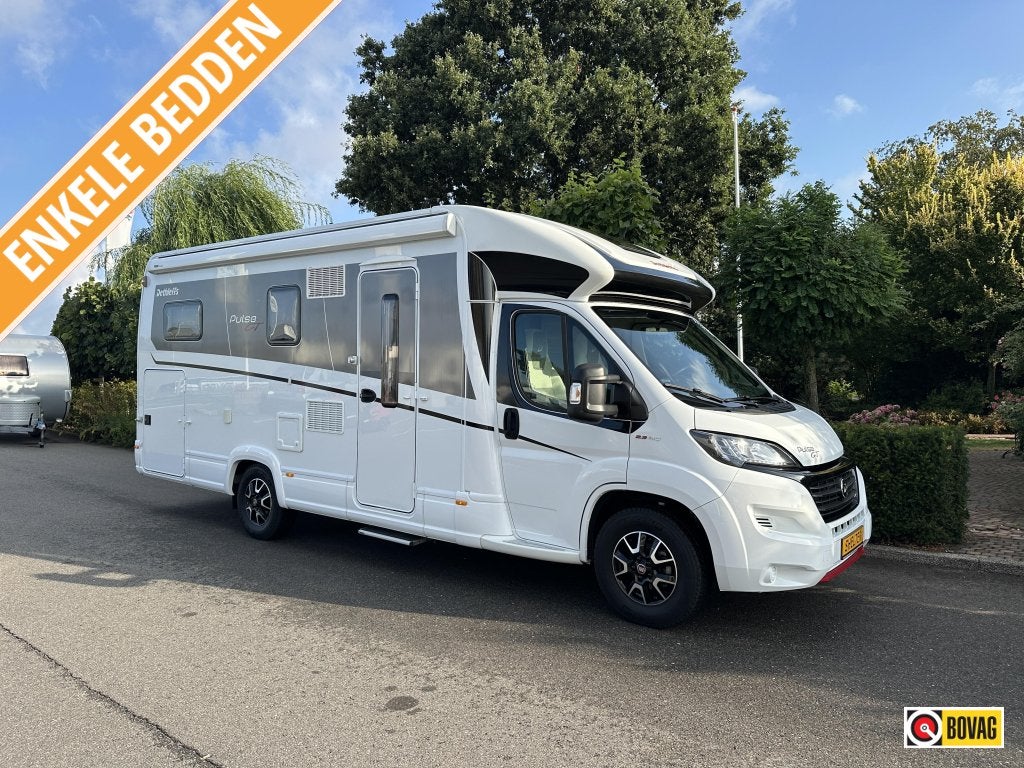 Dethleffs Pulse GT 7051 EB Zeer ruim en compleet, Ringverwarming, Fiat, Airbags, 7 tot 8 meter