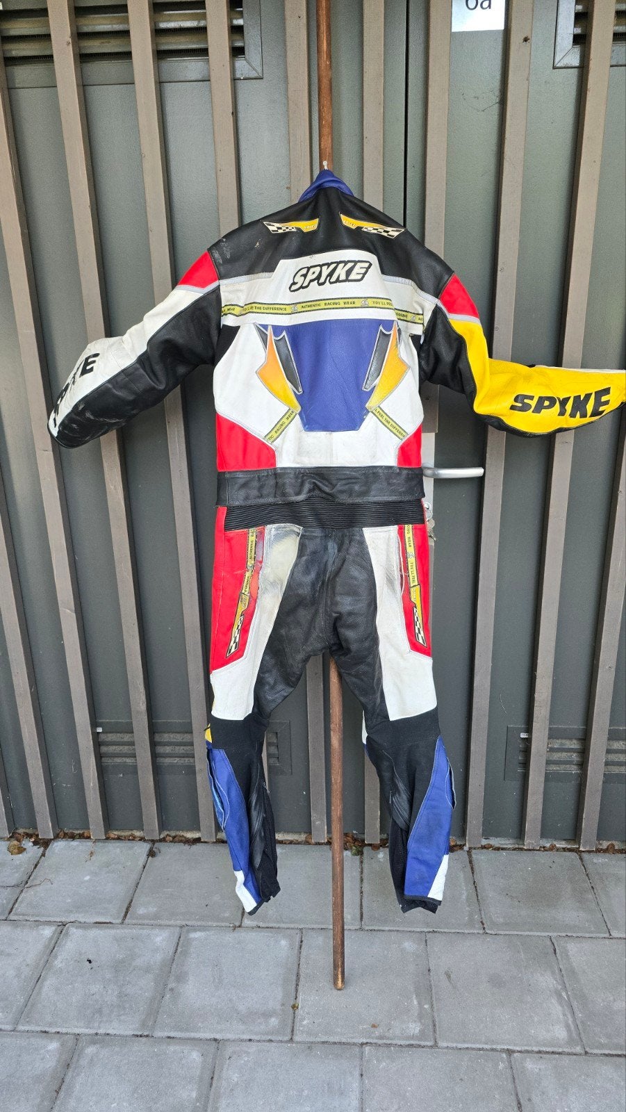 Spyke Motorpak Leer - 2-delig maat 52, Spyke, Ophalen of Verzenden, Tweedehands, Heren