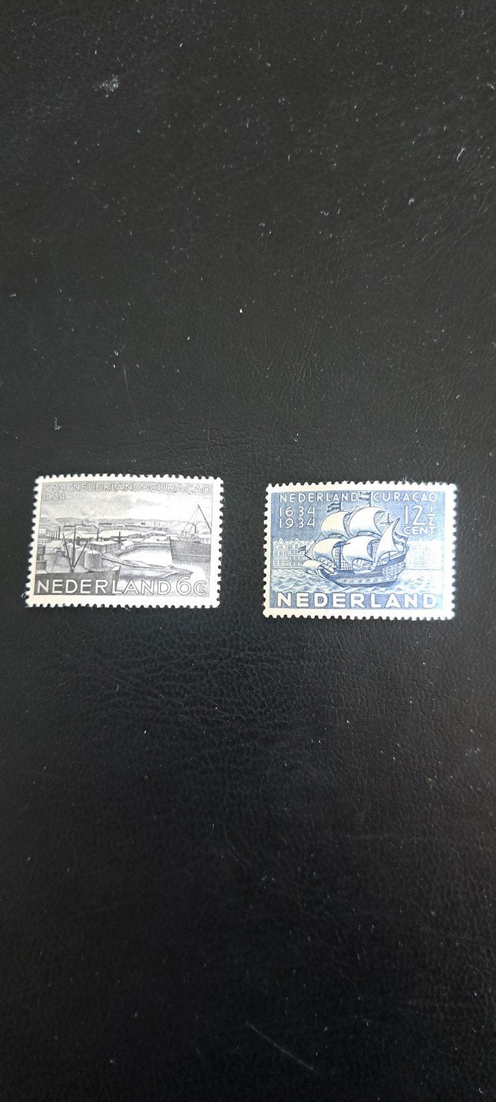 Serie Curaçao postfris. Met ietsje plak. 1934 ., Ophalen of Verzenden
