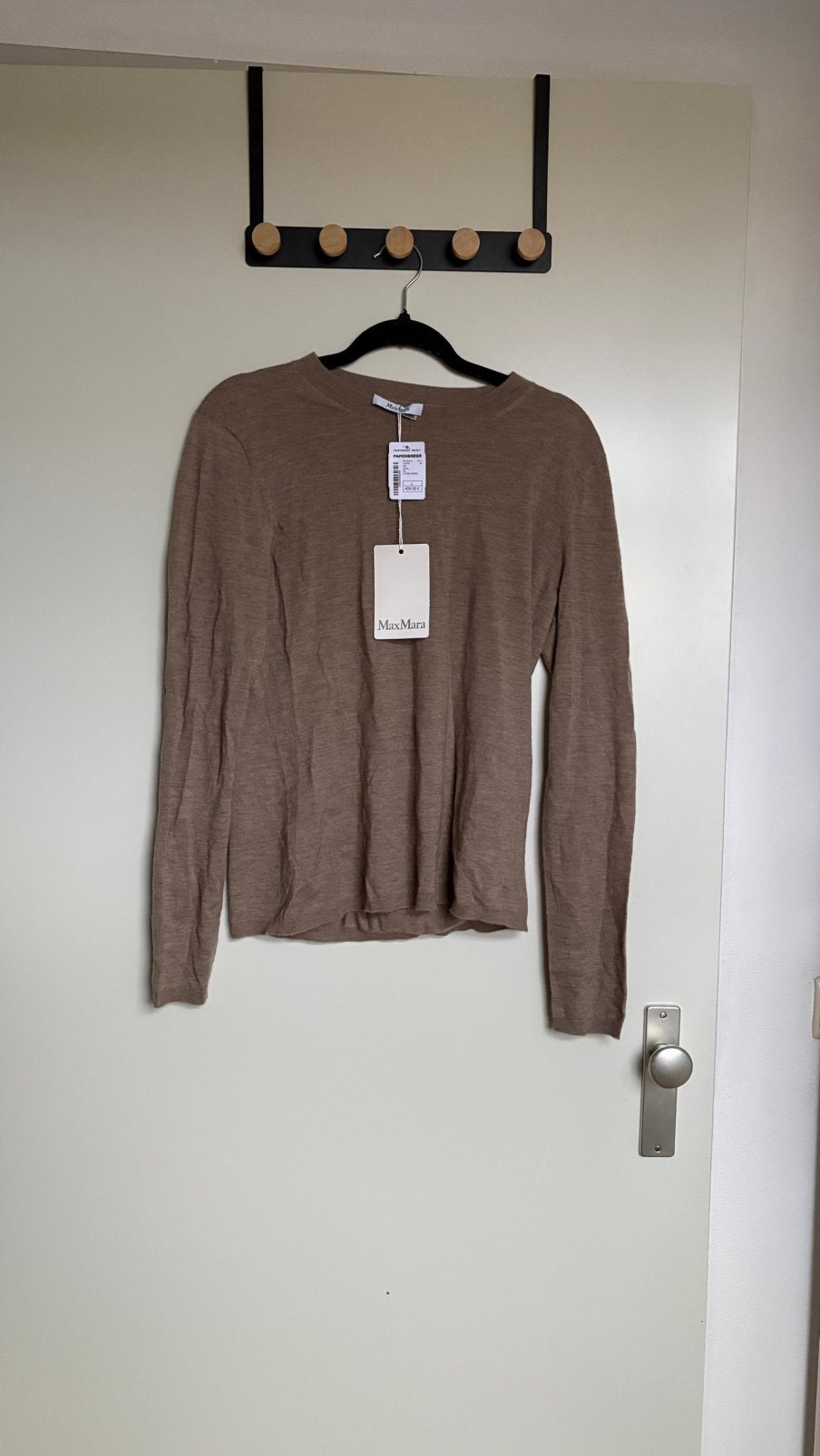 Max Mara cashmere trui maat L beige, Ophalen of Verzenden, Nieuw, Maat 42/44 (L), Beige