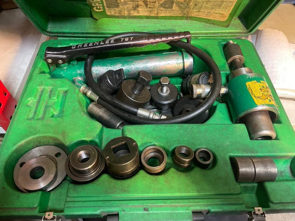 Greenlee 7646 Hydraulische Ponsset - Complete Kit, Ophalen, Gebruikt