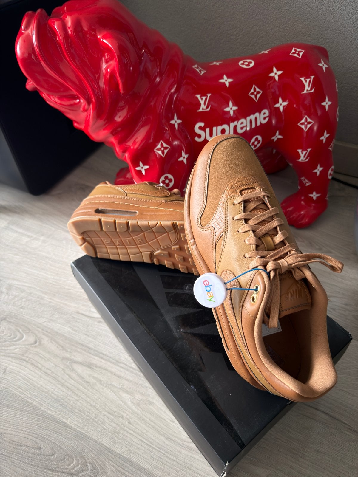 Nike Air Max 1 '87 NBHD - Nieuw in doos, Ophalen, Nieuw, Bruin, Sneakers of Gympen