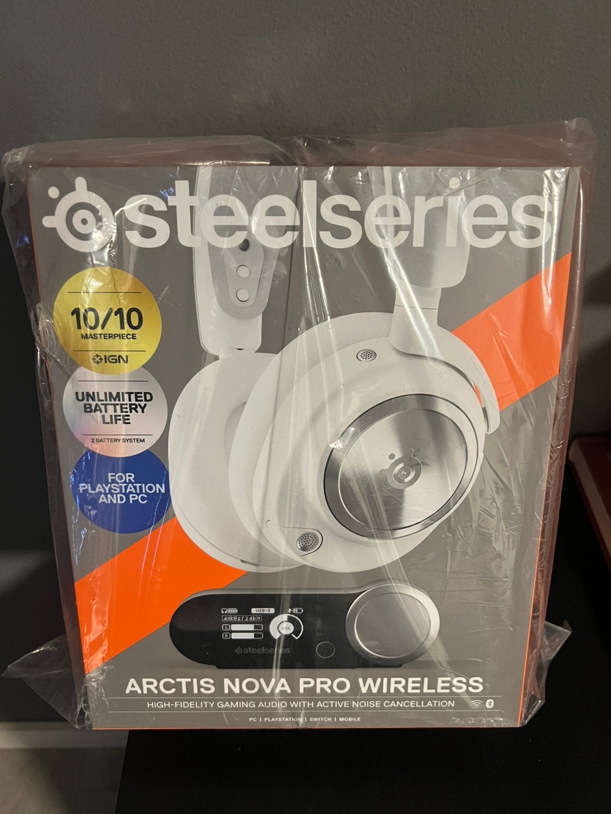 Steelseries Arctis Nova Pro Wireless White, Computers en Software, Nieuw, Ophalen of Verzenden, Draadloos, Over-ear